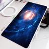 Purple Blue Galaxy Planet Large Gaming Mouse Pad Outer Space Nebula Starry Sky Nonslip Extended Keyboard Desk Mat
