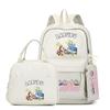 3Pcs/sst Cute Printed Backpackstudent Teenage Children Girl Boy Schoolbag Bookbag Men Women Large Capacity Waterproof Laptop Bag Mochila