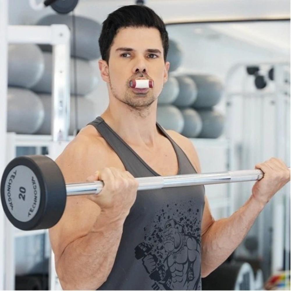 Silicone Respiratory Trainer Adjustable Resistance Respiratory Training Tools  Fitness