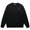 Kelme Men's Long Sleeve Crew Neck Sweatshirt with One-Point Logo (Black, L)