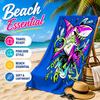Funny Shark Beach Towel Flat Print Graffiti Street Art Microfiber Bath Towel for Summer Travel Pool Gym Outdoor Men Boys Gift