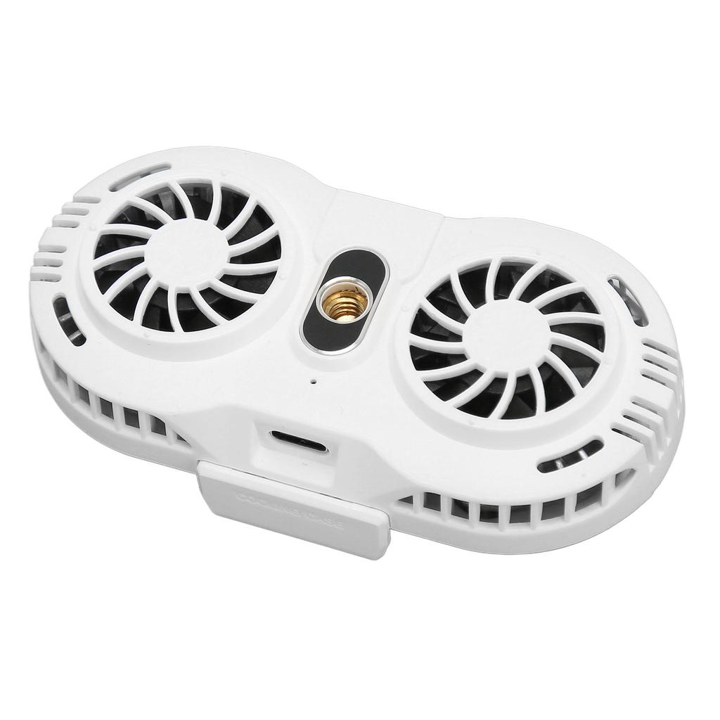 Cell Phone Cooler Semiconductor Cooling Silent Phone with Dual Fan Fast Cooling for Gaming Livestreaming