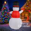 5.91FT With LED Light Xmas Inflatable Snowman Toy Yard Lawn Party Decorations Christmas Home Ornaments Supplies Holiday Gift