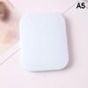 Cute Macaron Candy Color Portable Mini Handheld Folding Makeup Mirror With Comb Durable Gift Student Beauty Tools