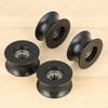 4 stücke 0840UU U Typ UGroove Pulley Rollenführung Rad 8x 39,5x20,1mm
