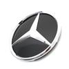 Hot Car Sticker For Mercedes Benz C W205 A W177 S W217 SL CLA CLS GLA GLB Glossy Black Newest 3D Front Grille Star Emblems Logo
