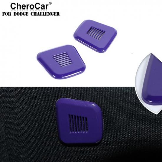 Car Top Microphone Cover Trim Decor For Dodge Challenger/Charger 2015-21 Purple