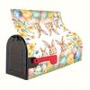 1Pcs Easter Bunny And Chicks Mailbox Cover Magnetic Standard, Waterproof Polyester Wrap Easter Yard Decor