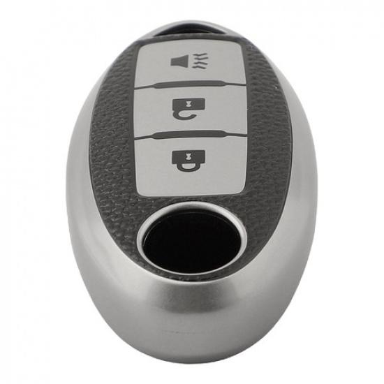 Stylish Leather Car Key Case for Nissan For Qashqai For Trail For Versa