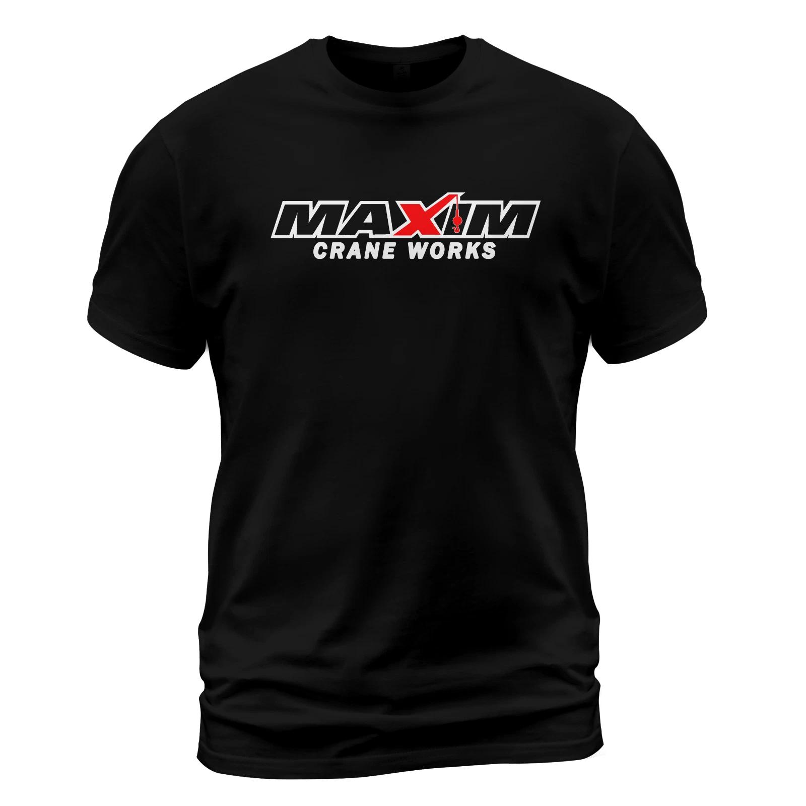 

Maxim Crane Works T-Shirt Funny Size S-5XL Made in USA S