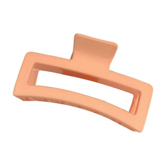 Haarklammer, übergroß, quadratisch, starke Klaue, ausgehöhlt, mit Zähnen, Kopfbedeckung, elegante, matte Haarspange, Krabbe, Frauen, Haifischhaar, Haarnadel, Haarschmuck