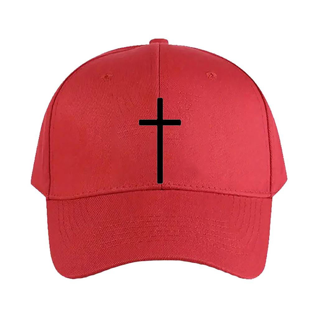 Cruciform Christianity Jesus Cap Summer Woman Man Adult Hat Fashion Casual Adjustable Printed Baseball Caps Trucker Cap