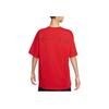 Nike Sportswear Logo Loose Fit Crew Neck Comfortable Short Sleeve T-Shirt Women Tops University-Red HJ2994-657
