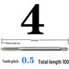 Extended Shank Fine Thread Tap for Hand and Machine Use, Non-standard Sizes M4-M24