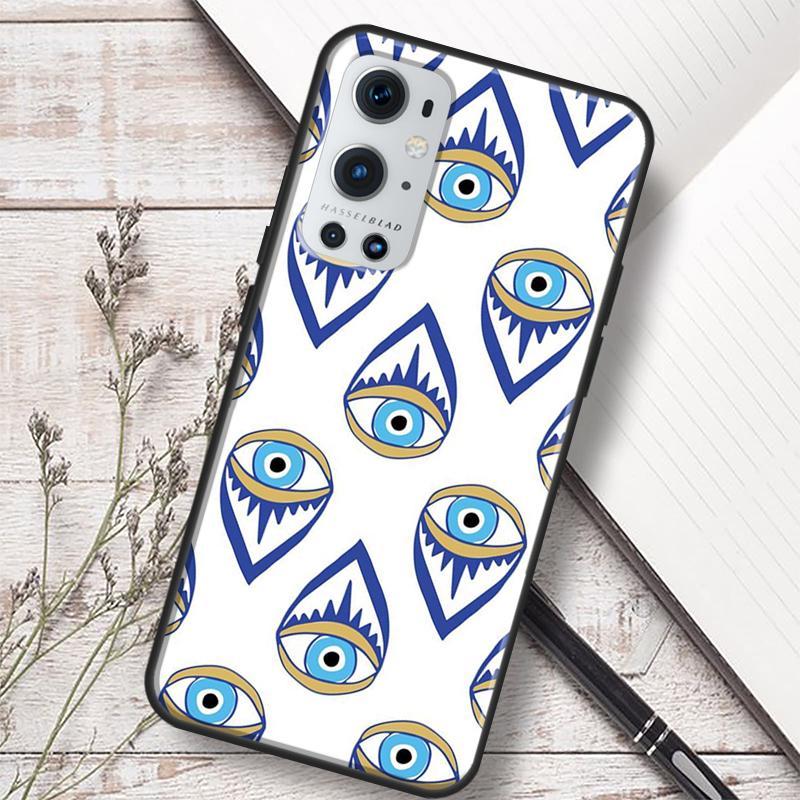 Lucky Eye Blue Evil Eye Print For Realme 10 11 Pro Plus GT Neo 5 2T C55 C35 C33 C31 C30 C21Y OnePlus Nord 3 CE 2 Lite Case