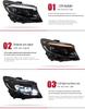 LED Headlights & Turn Signals for Mercedes-Benz V-Class, VITO, Metris, V260 - Modified for Daytime Running