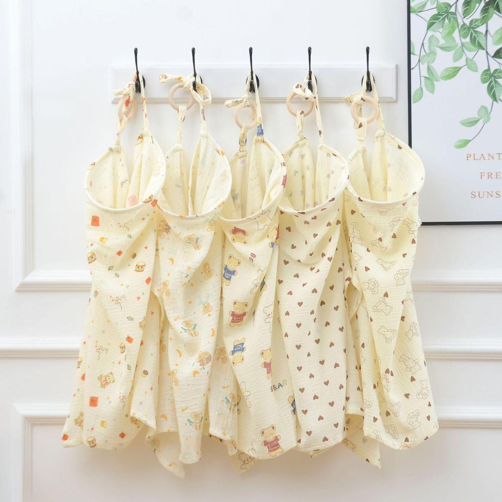Breathable Cotton Nursing Cover - Anti-Exposure Modesty Cloth Set for Breastfeeding Moms