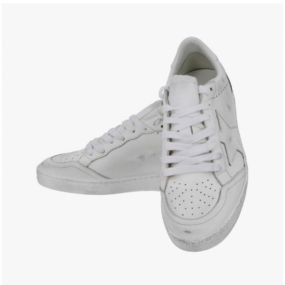 Golden Goose Gwf00117 F004170 10100 Ball Star White Tab Sneakers