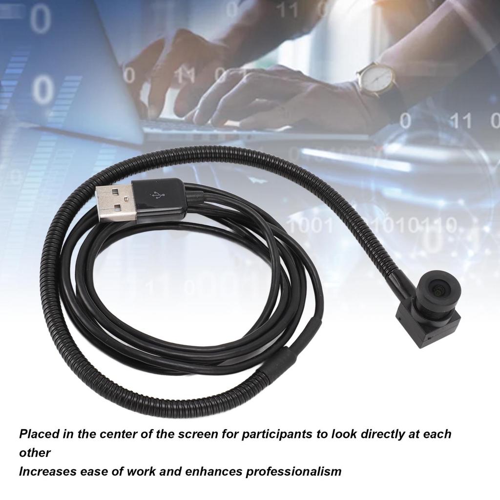 USB-Mittel-Webcam Eye-to-Eye-Kamera für den mittleren Bildschirm mit 2 MP Autofokus für Videokonferenzen Live-Streaming Mittelbildschirm-Webcam