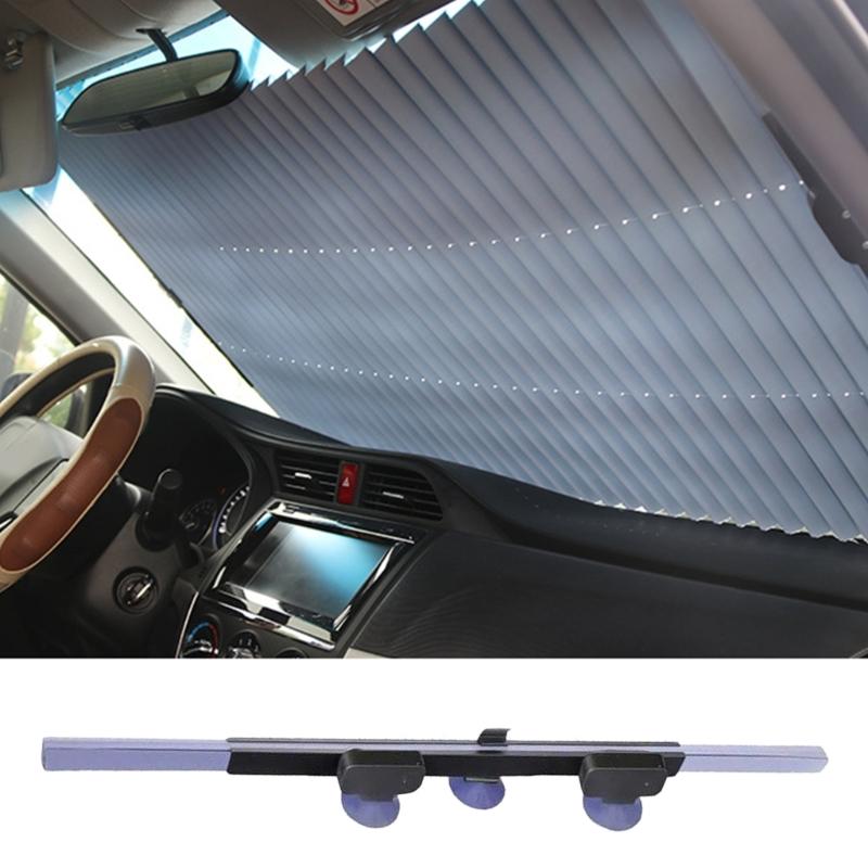 Heat Resistant Windshield Sunshade Aluminum Foil UV Blocking Lightweight UV Protection Collapsible For Cars Trucks SUVs