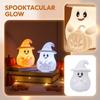 Halloween Pumpkin Tap Light with -Color Warm and Light