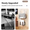 2/4/6Pcs Wall Mount Router Power Strip Holder No Drill Router Placement Rack Optical Modem Set-Top Box Bracket Storage Hook