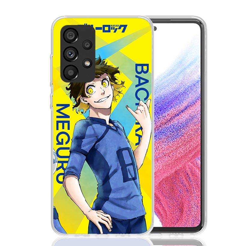 Hot Anime Blue Lock Phone Case for Samsung Galaxy A52 A51 A50S A12 A22 A32 A72 A10S A30S A31 A71 Note 20 Ultra 10 Plus S10 Galax
