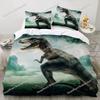 3D Print Dinosaur Duvet Cover King Twin Queen Double Size Kit Ultra-fine Fiber Pillowcase Fashion Polyester Bedding Set963