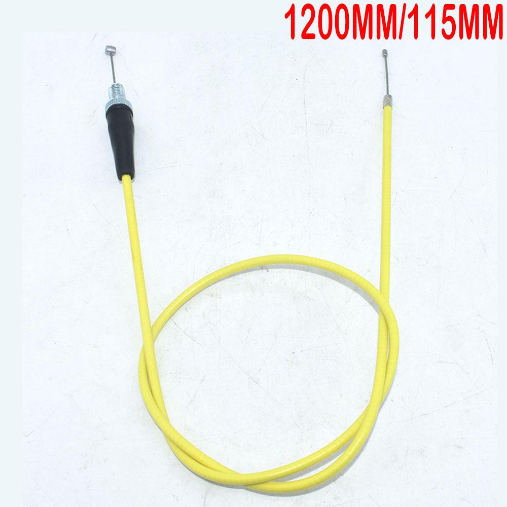 Universal 1200MM Throttle Clutch Cable For Chinese Pit Dirt Motor Bike XR50 CRF50 CRF70 KLX 110 125 SSR TTR BBR