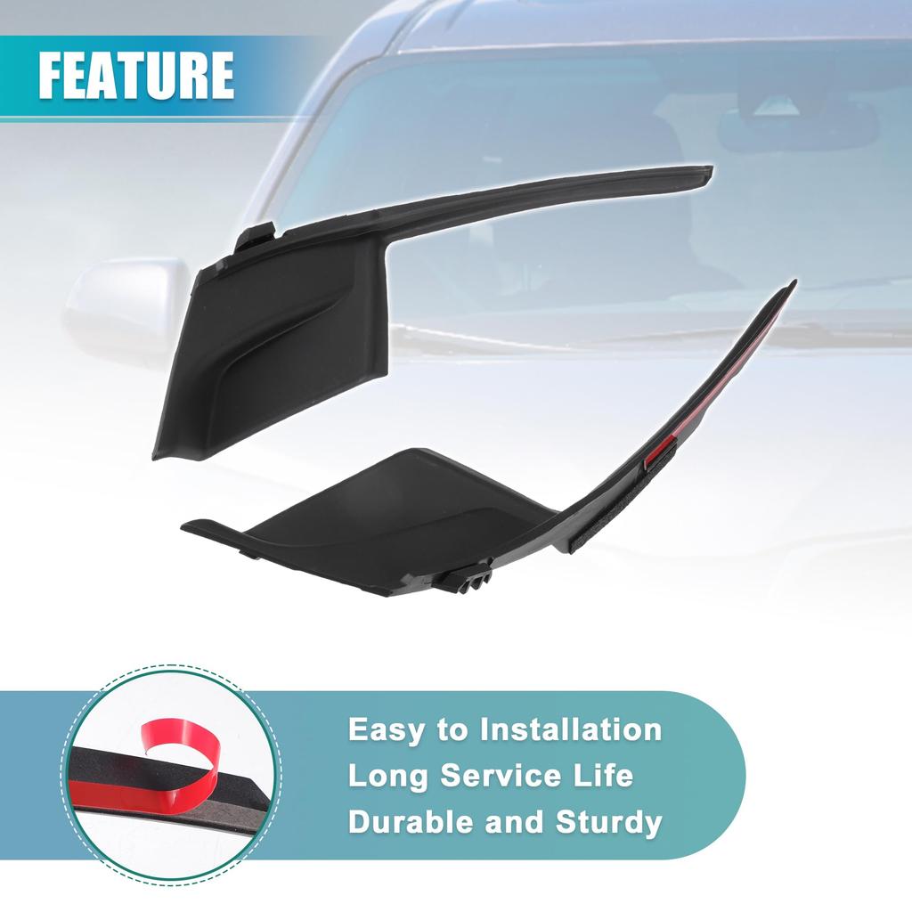X AUTOHAUX Compatible with Toyota Sienna 1 Pair of Front Window Wiper Cowl Cover Trim Panels Numbers Left and Right 2011-2020, (Part