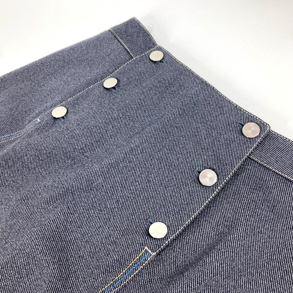 HERMES Serie logo Bottoms apparel skirt cotton blue