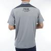 PING Apparel Men's Short Sleeve High Neck Shirt (Sarai Tech: Lightweight and Quick-Drying) / Golf / 621-4167311 020_Gray, Size 3L
