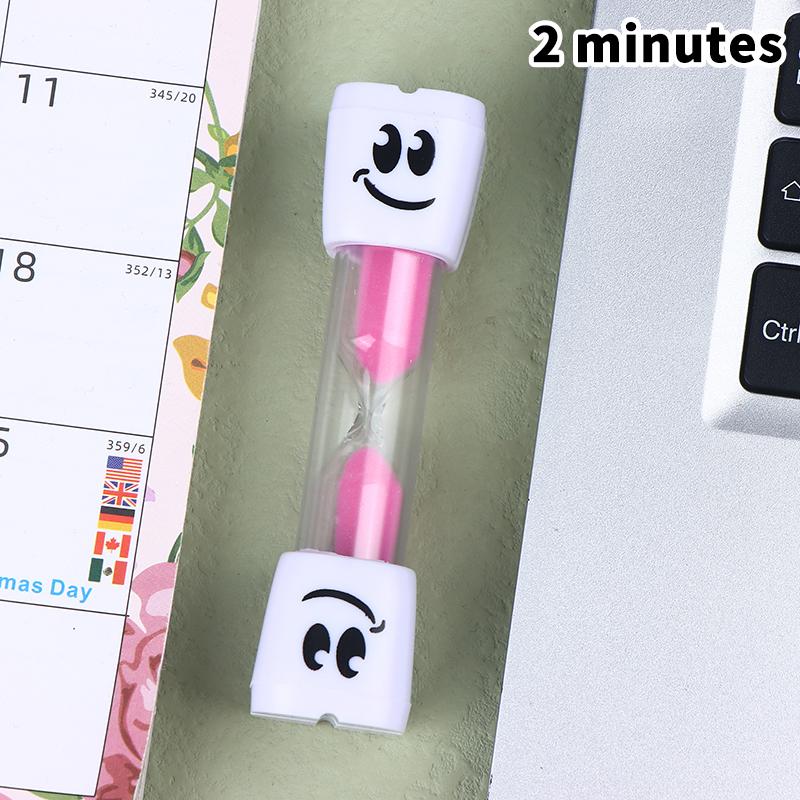 2Minute 3Minute Kids Big Eye Sand Timer for Tooth Brushing Visual Learning Time Management Bathroom Essential