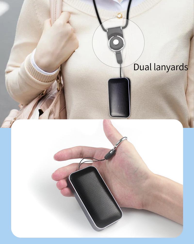 BT209 Ultra-thin Portable Wireless Bluetooth Mini Speaker - Outdoor Steel Cannon Electronic Gift