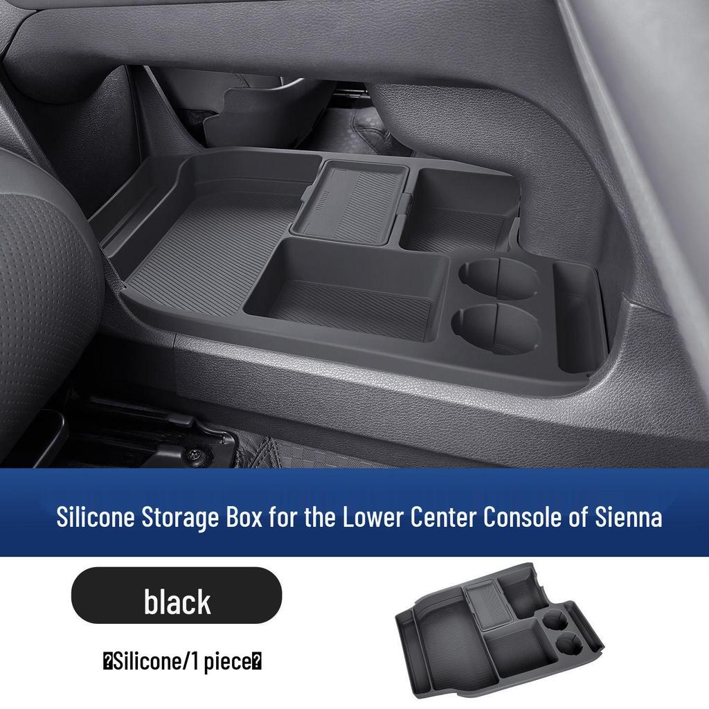 Silicone Storage Box for Toyota Sienna Center Console