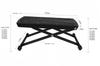 Guitar Guitar Pedal 6 Height Adjustable 70kg Weight Iron Rubber Caps Footrest, Footstool, Positions, Foldable, Capacity, Construction, Non-Slip