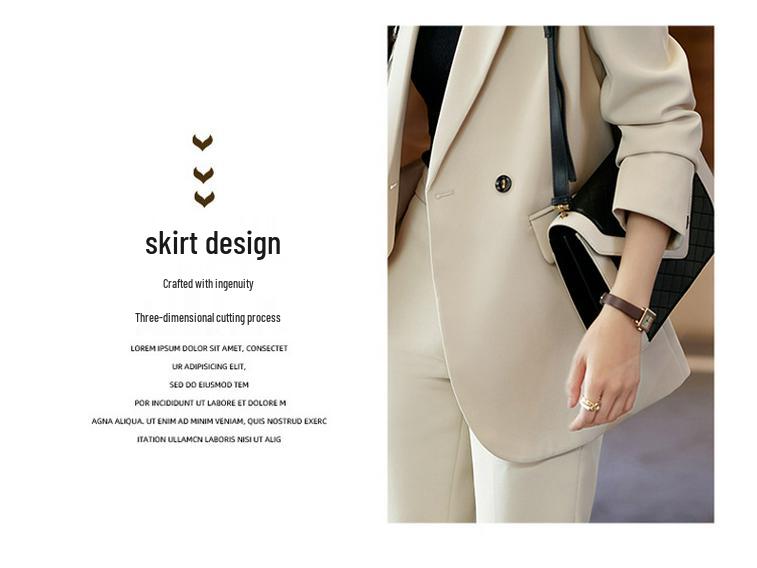 Premium Women's Spring & Autumn Professional Suit Set