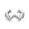 1 Piece Rainbow Ear Clips 925 Sterling Silver Fashion Unique Tiny Cuff Earrings For Women Girl Fine Jewelry Accessories