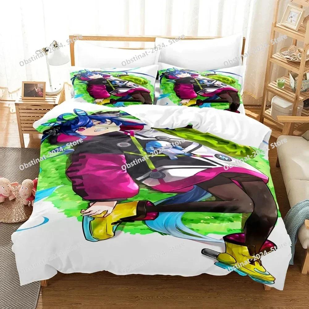 3D Anime Uma Musume Pretty Derby Twin Turbo Bedding Set Printed With Pillowcase Duvet Cover Soft Single Double Queen King Size