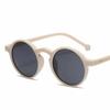 Designer Small Round Sunglasses for Men Women Vintage Fashion UV400 Black Yellow Sun Glasses