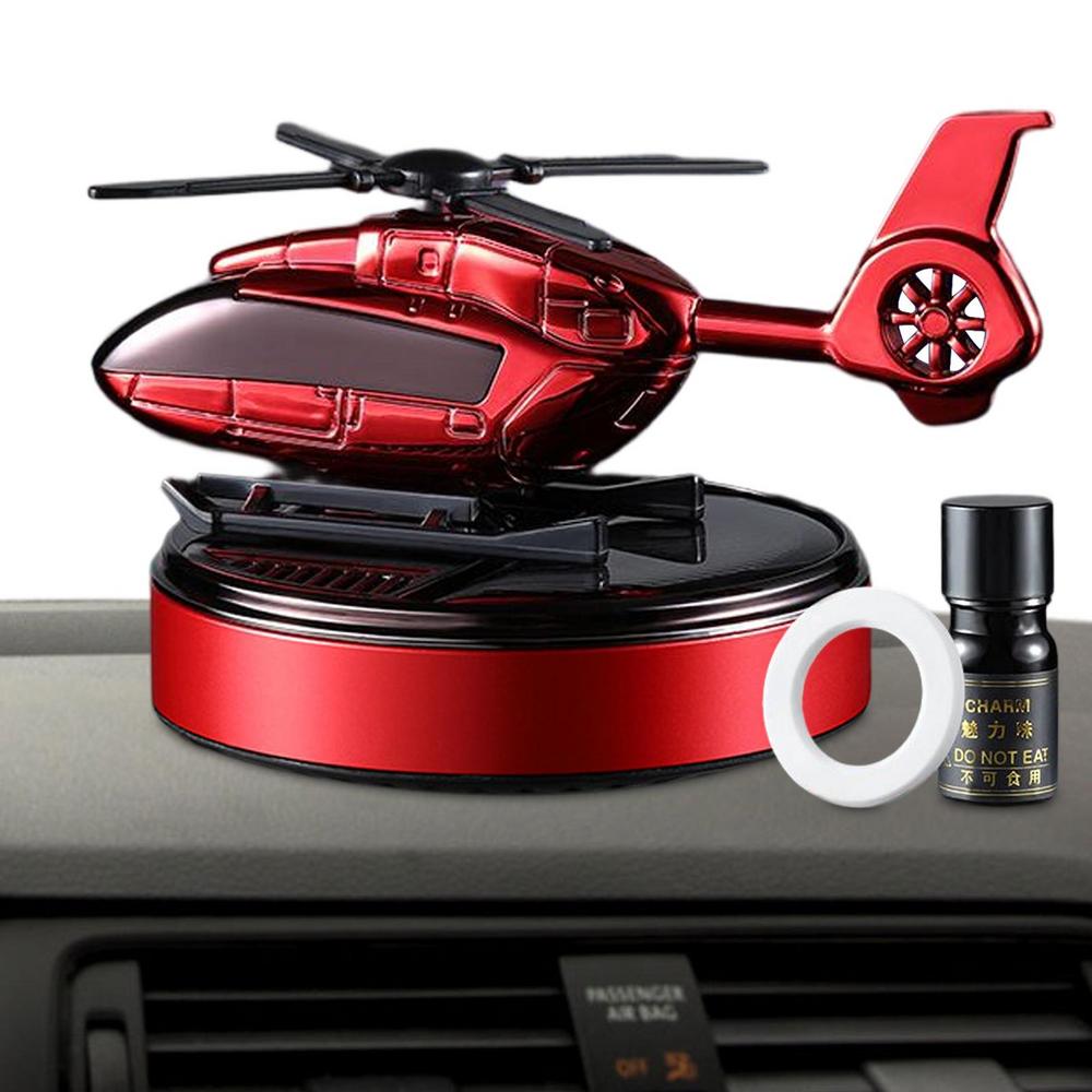 Samochodowy dyfuzor do perfum na energię słoneczną śmigłowiec helikopter zapach ozdoba odświeżacz powietrza do samochodu dyfuzor zapachowy dezodorant samochodowy