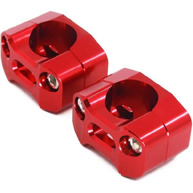 Lenker Fett Lenkererhöhungen CNC-Aluminium Montageklemme Adapter Austausch 7/8" - 1 1/8" für CRF YZF KXF KLX RMZ DRZ KX RM YZ SX EXC XC 65 85 125 250