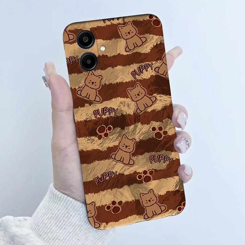 For Samsung Galaxy A06 Casing A065 SM-A065F A06 4G GalaxyA06 Cover Cute Astronaut Panda Flowers Pattern Candy Soft Silicone Case