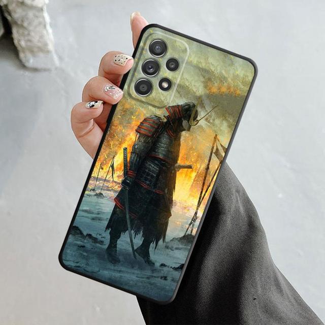 Japanese Samurai Game Art Case For Samsung Galaxy A14 A73 A53 A71 A51 A31 A33 A22 A12 A21s A13 A32 A52s A72 A52 A23