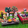 Japanese Ornaments Autumn Harvest Chestnut Series Japanese Photo Props Miniature Resin Gift INS Cat Collection Small Ornaments