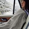 12V Electric Brushed Fleece Car Heated Blanket Temperature Adjustment Timing Heater Warmer Carpet For Cars RV SUV Truck Caravan