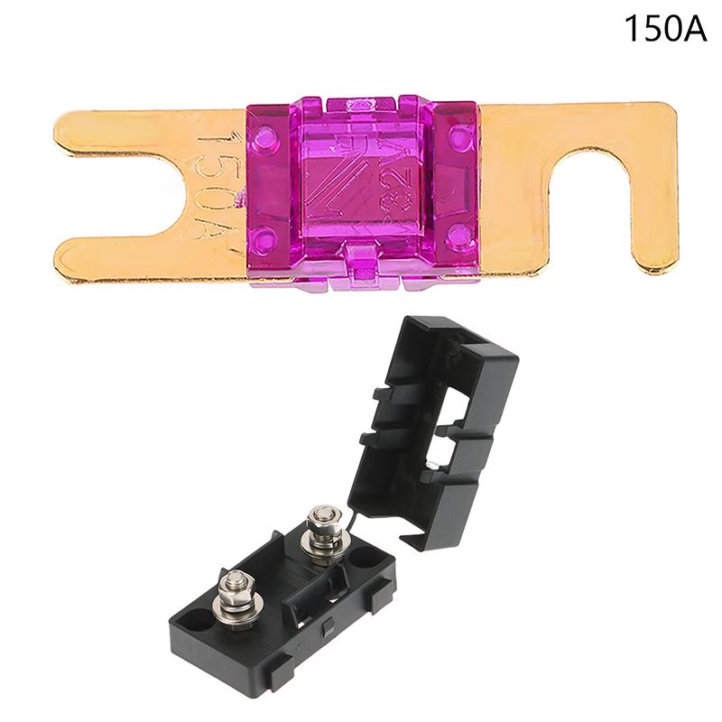 1 Set 20V 30V 40A 50A 60A 70A 80A 100A 125A 150A 200A Ans Trumpet Fork Plug Fuse Bolt Fixed Insurance And Safety Plate Base