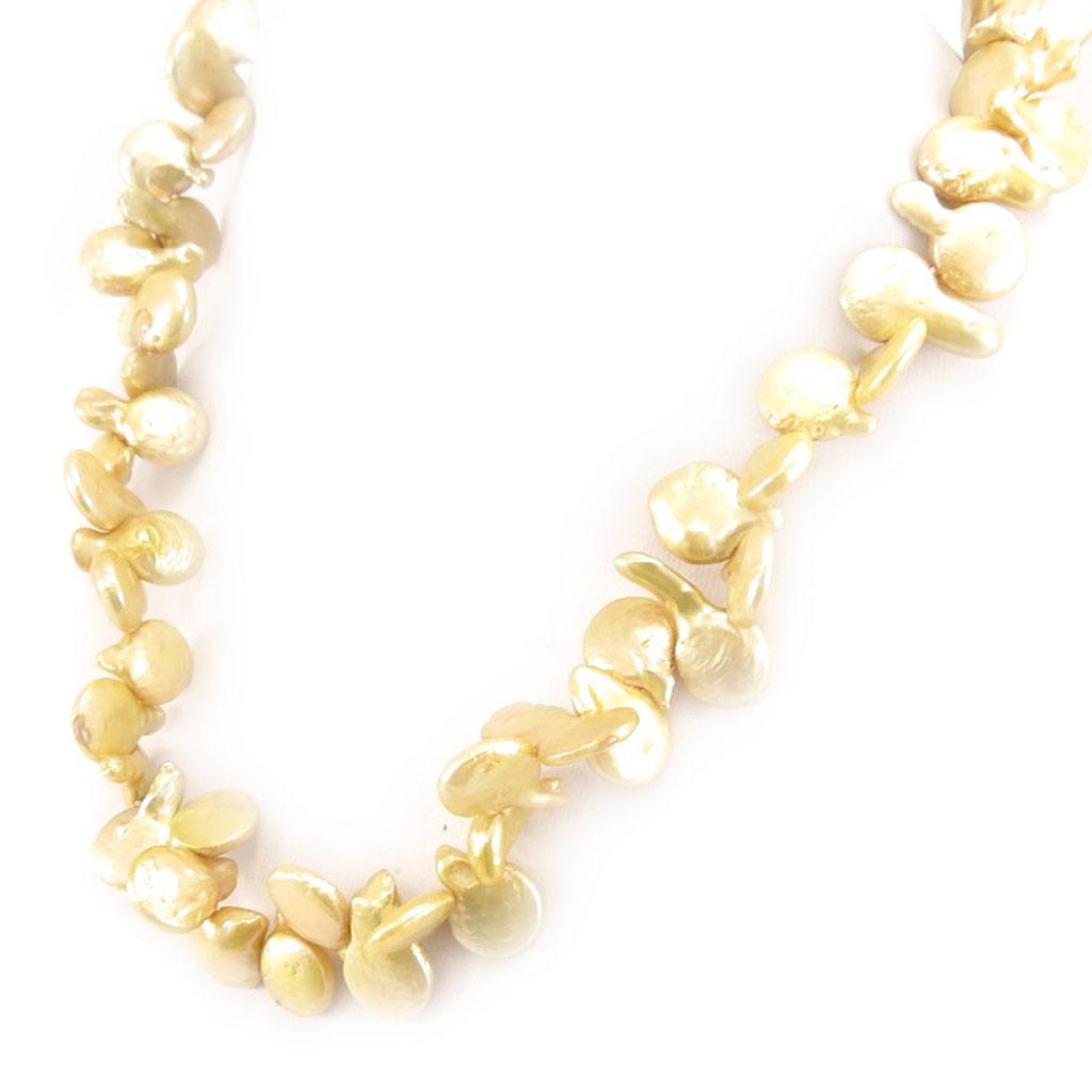 Les Trésors De Lily [C9140] - Gold 'Mineralia' Necklace