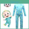 Body Azul Acogedor de Cocomelon de Manga Larga Para Niños Niñas Ropa Casual