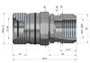 Szybkozłącze Hydrauliczne Skręcane Gniazdo G3/4"Bsp Gwint Wewnętrzny 250Bar Waryński